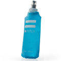 FITLY Soft Flask - Shrink As You Drink Soft Water Bottle for Hydration Pack - Folding Water Bottle Ideal for Running, Hiking, Cycling, Climbing & Rigorous Activity
