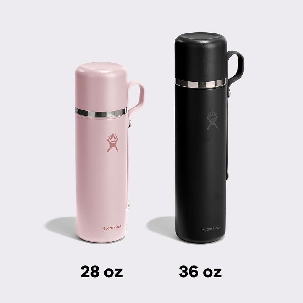 Hydro Flask Hot Flask & Cup – Insulated Stainless Steel, Hot Drink Travel Container for Coffee & Tea 36 Oz Trillium Pink