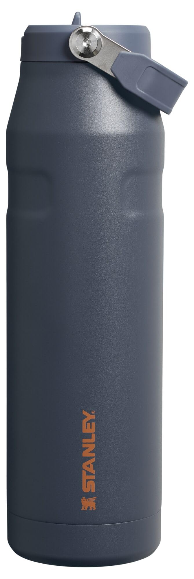 Stanley IceFlow Flip Straw 2.0 Water Bottle 24 oz | Built-In Straw with Larger Opening | Lightweight and Leak Resistant | Insulated Stainless Steel | BPA-Free | Twilight