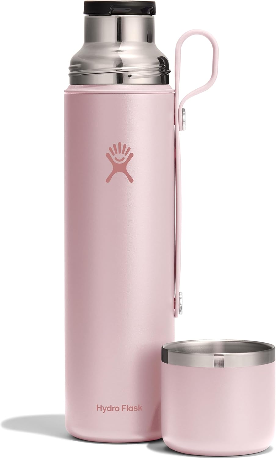 Hydro Flask Hot Flask & Cup – Insulated Stainless Steel, Hot Drink Travel Container for Coffee & Tea 36 Oz Trillium Pink