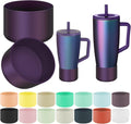 ZXFYE 2Pcs Protective Boot Compatible with Brumate Era 40 oz 30 oz Tumbler, Anti-Dent & Anti-Slip Silicone Bottom Cover Protector Sleeve Bumper Compatible with Brumate Era Tumbler with Handle