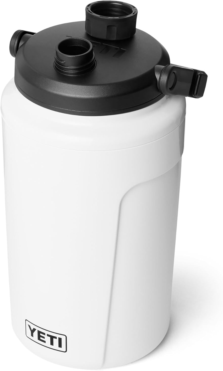 YETI Silo Half Gallon Insulated Chug Cap Water Jug – Leakproof, Lightweight Sports Bottle with Fence Hook Handle – Keeps Drinks Ice-Cold – Ideal for Gym, Sports & Tournaments, White