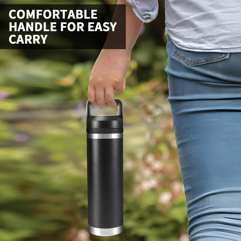 UXIETIN Screw Top Lid Replacement Compatible with Rambler Yeti, Screw Top Chug Cap Compatible with All Yeti Rambler 18/26/36/46/64 OZ,1PC